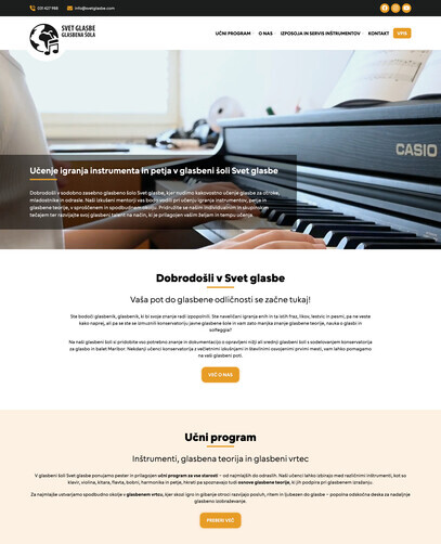 Glasbena šola Svet glasbe