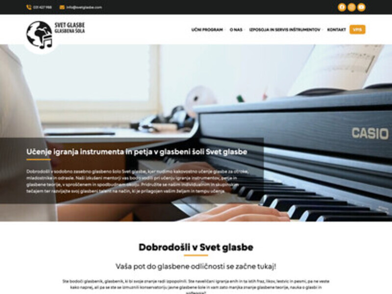 Glasbena šola Svet glasbe
